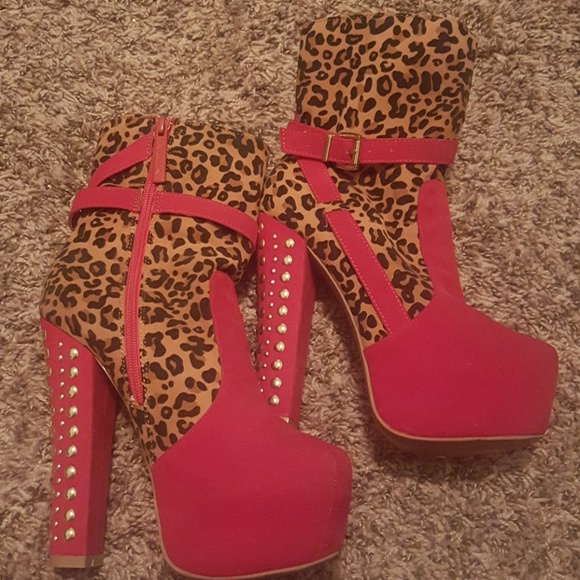 Chunky heel booties - Picture 4 of 4